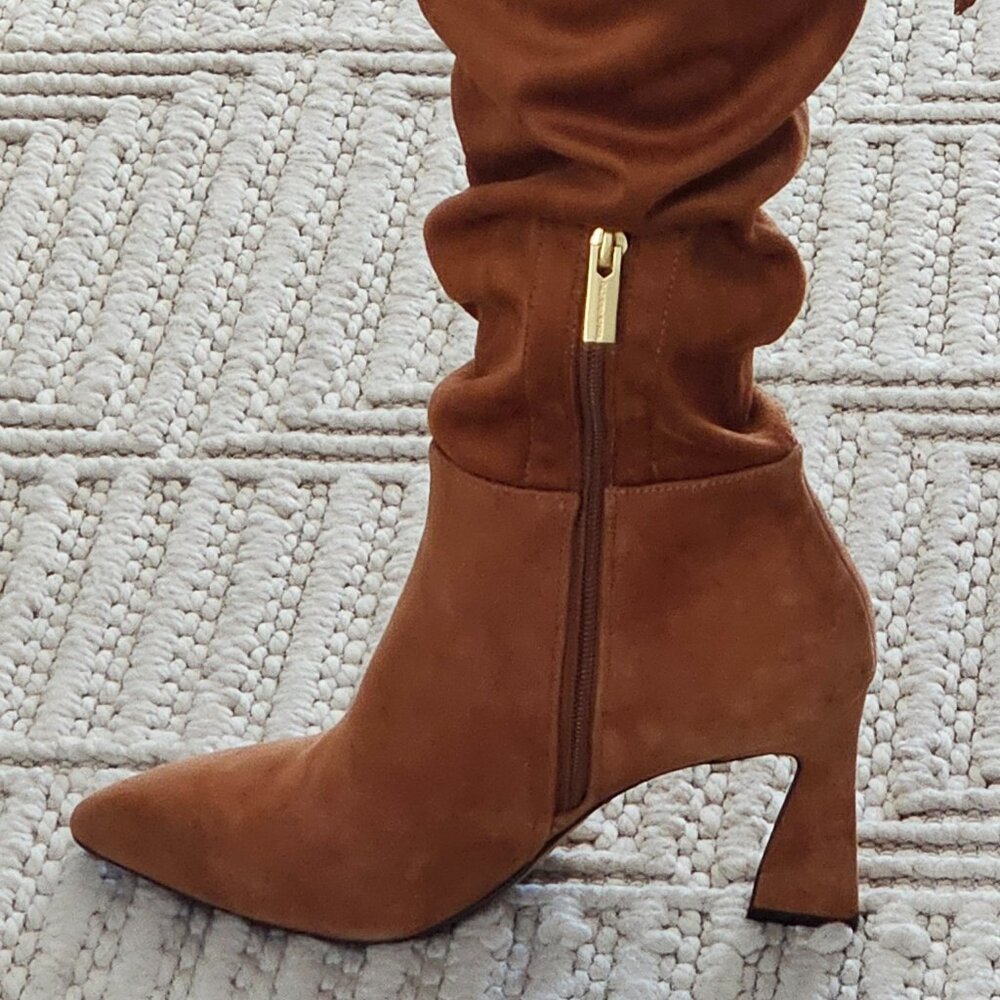 Vince Camuto, women brown suede over the knee boots, size 8 NWOT